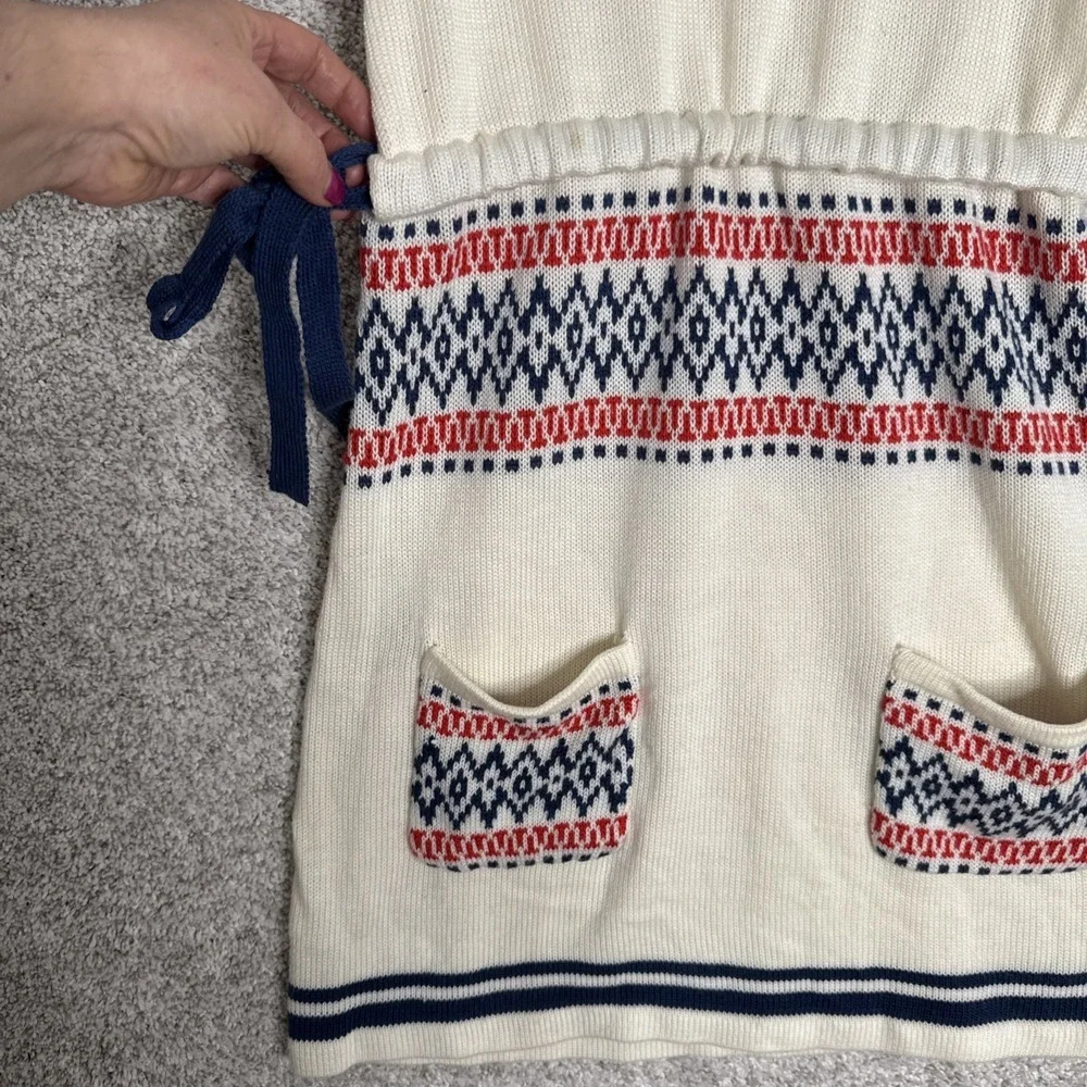Funky People Retro Pattern Dress XL‎ vintage women Tie